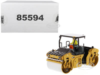 CAT Caterpillar CB-13 Tandem Vibratory Roller with ROPS (Roll Over Protective Structure) and Operator High Line Series 1/50 D...