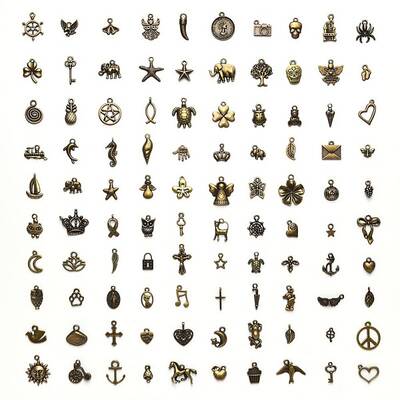 Tibetan Style Alloy Pendants