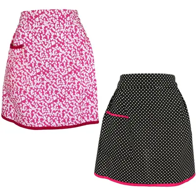 Retro Vietnamese Half Apron - Polka Dot