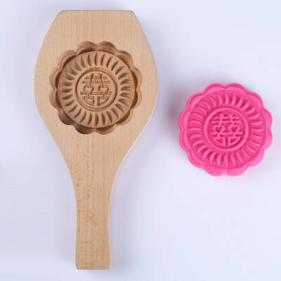 Wooden Press Mooncake Mold