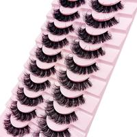 False Eyelashes, 10 Pairs Natural Fake Lash Strips, Volumized False Eyelashes for Women and Girls Makeup Enhancement, Falsies...