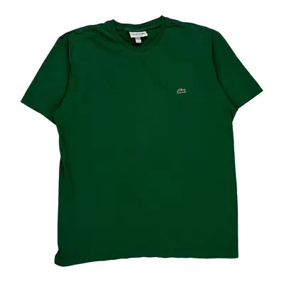 Lacoste T-Shirt - Large Green Cotton