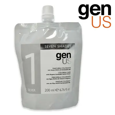 Maschera Colorante Genus Seven Shades 1 Silver 200Ml