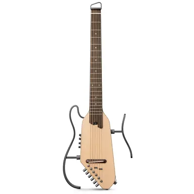 Donner HUSH™ I PRO Acoustic-Electric Travel Guitar - Natural / Guitar