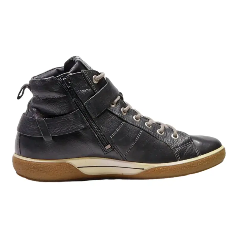 ECCO Ankle Boots Black Leather Womens UK 5