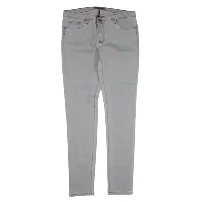 TRUSSARDI Jeans Grey Denim Slim Skinny Womens W31 L32