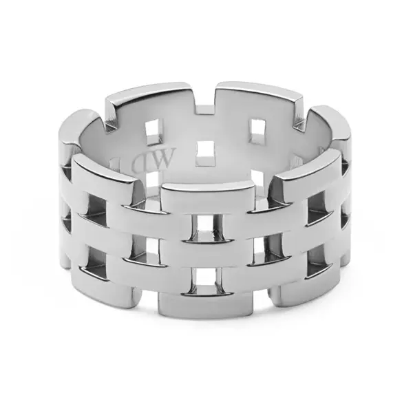 Daniel Wellington Anello In Acciaio Di Design 5-Link Dw0040103 - Circuito: 56 Mm