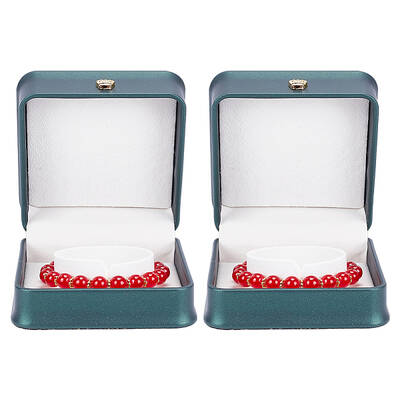 Square PU Leather Bracelet Box