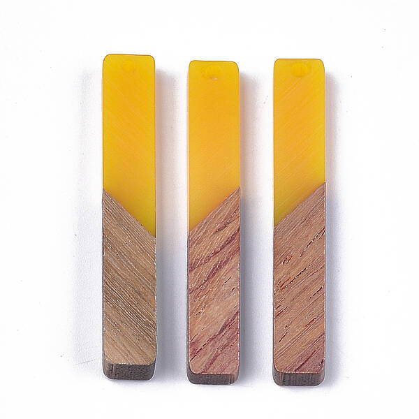 Resin & Walnut Wood Big Pendants