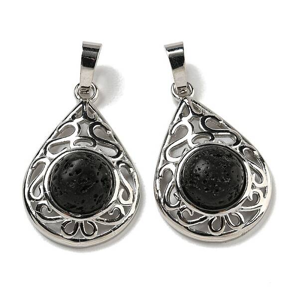 Natural Lava Rock Pendants