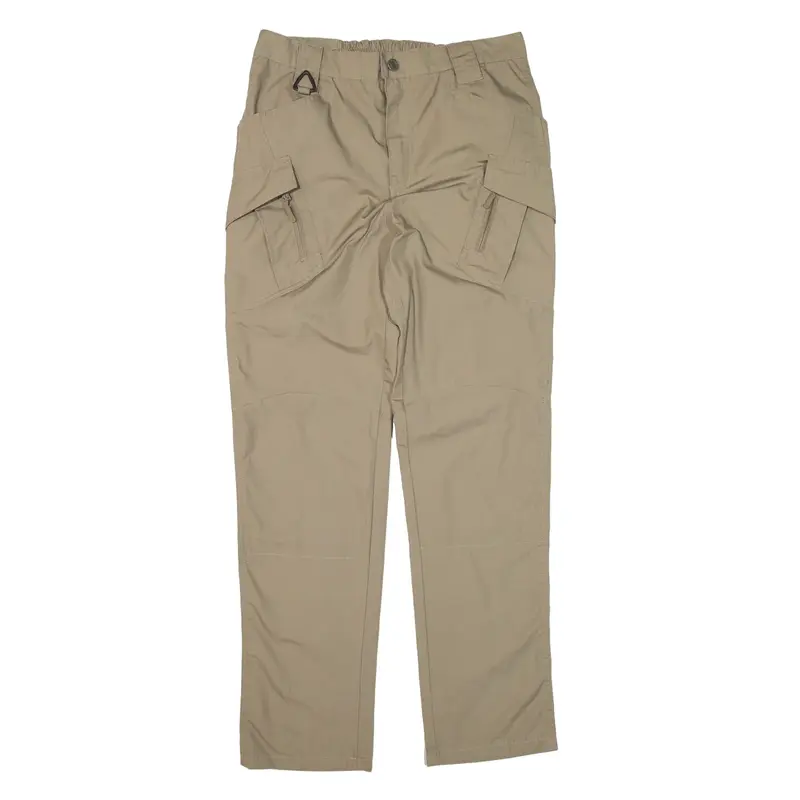 SWAT PANTS Cargo Trousers Beige Slim Straight Womens W32 L32
