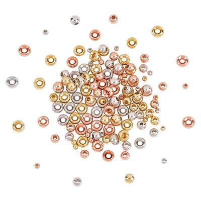 180Pcs 3 Sizes Brass Beads