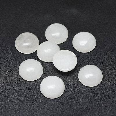 Natural White Jade Cabochons