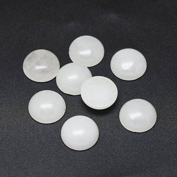 Natural White Jade Cabochons