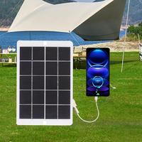 Portable Solar Panel Set, 1 Set Outdoor Camping Hiking Equipment, Foldable & Durable Solar Panel Charger for Outdoor Phone Ch...