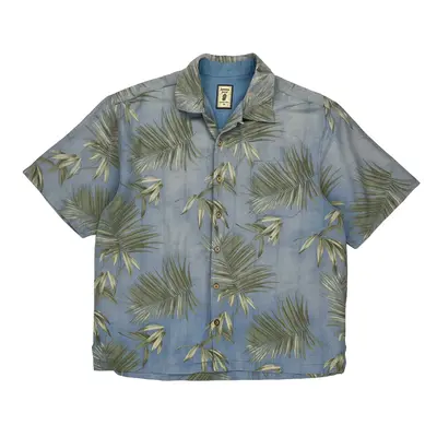 Jamaica Jaxx Hawaiian Shirt - XL Blue Cotton