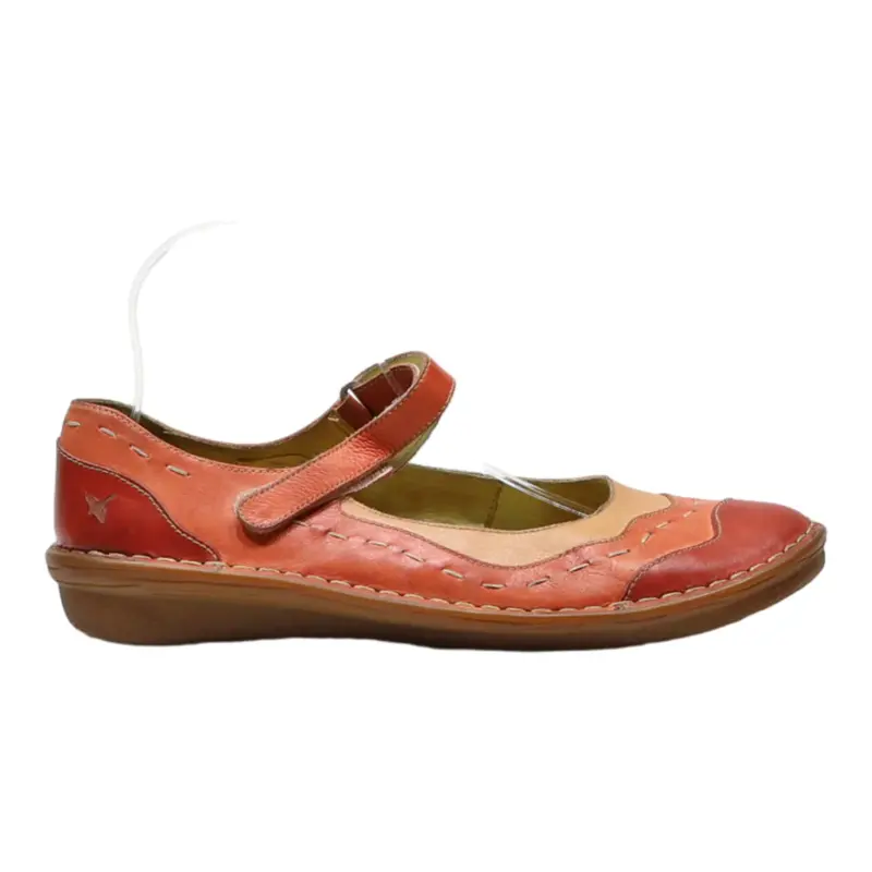 PIKOLINOS Ballet Shoes Brown Leather Womens UK 8