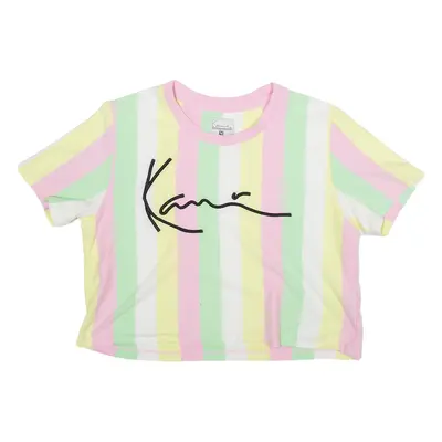 KARL KANI Cropped Mens T-Shirt Pink M