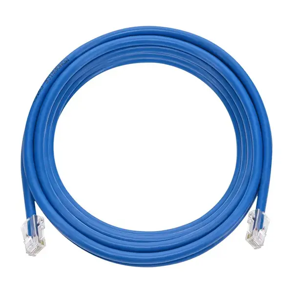 45402 Monoprice 10ft Cat6A RJ45 26AWG Pure Bare Copper Patch Cable Non-booted Ethernet Cable Blue