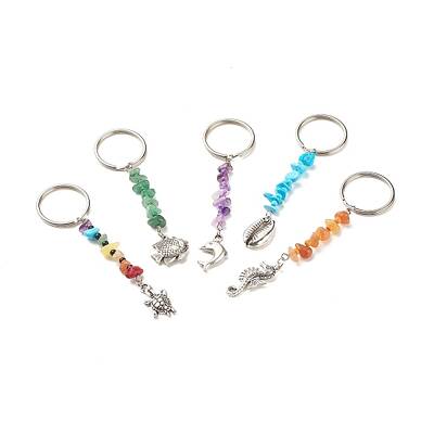Natural Gemstone Keychain