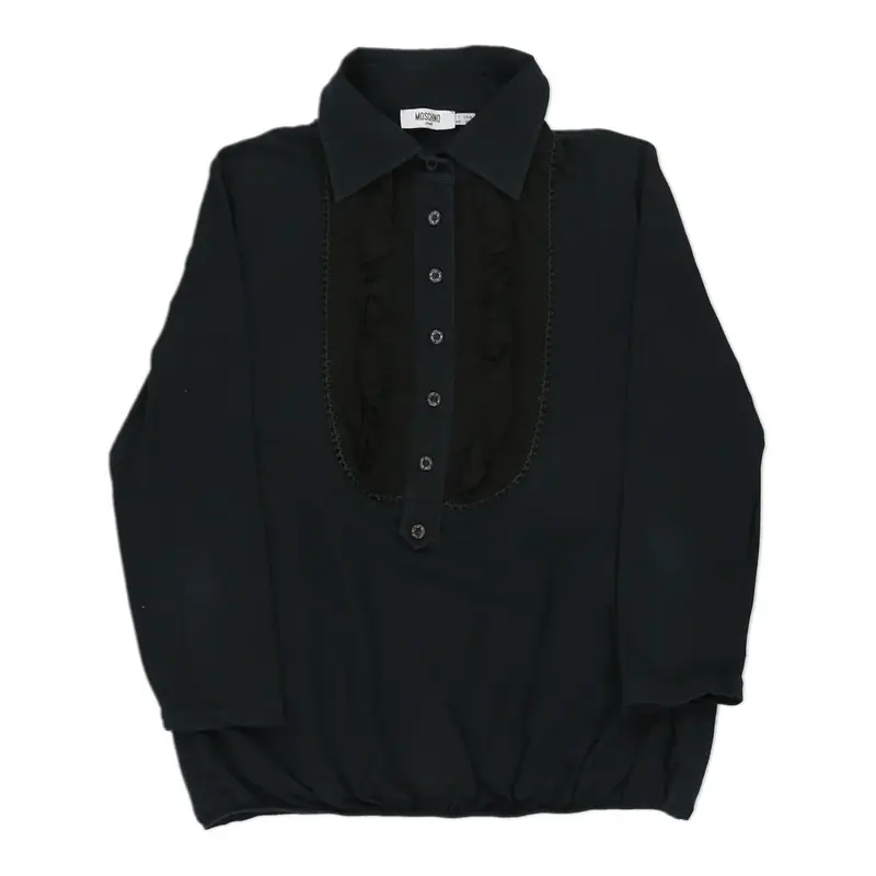 Moschino Jeans Shirt - Medium Black Cotton | Size: medium