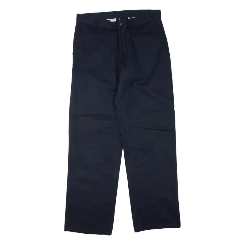 DICKIES Mens Trousers Blue Regular Straight W32 L32