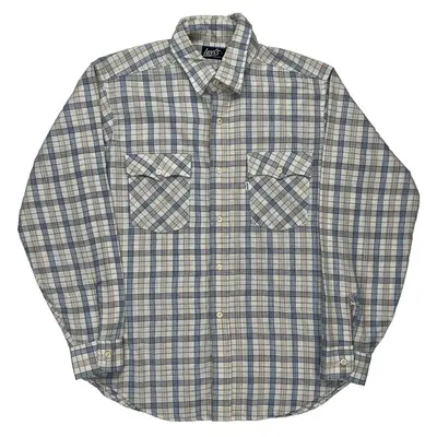 1970S Levis Checked Shirt - Large Multicoloured Cotton