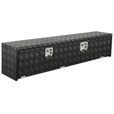Garvee 60X18 Heavy Duty Aluminum Tool Underbody Box Waterproof Truck Storage Organizer Chest for Pick Up Truck Bed RV Trail...