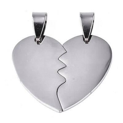 Tarnish Resistant 304 Stainless Steel Split Pendants