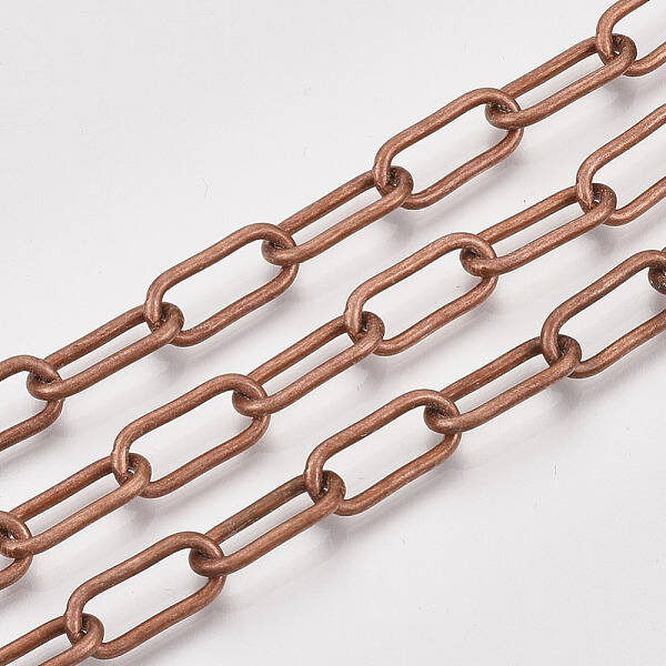 Unwelded Iron Paperclip Chains