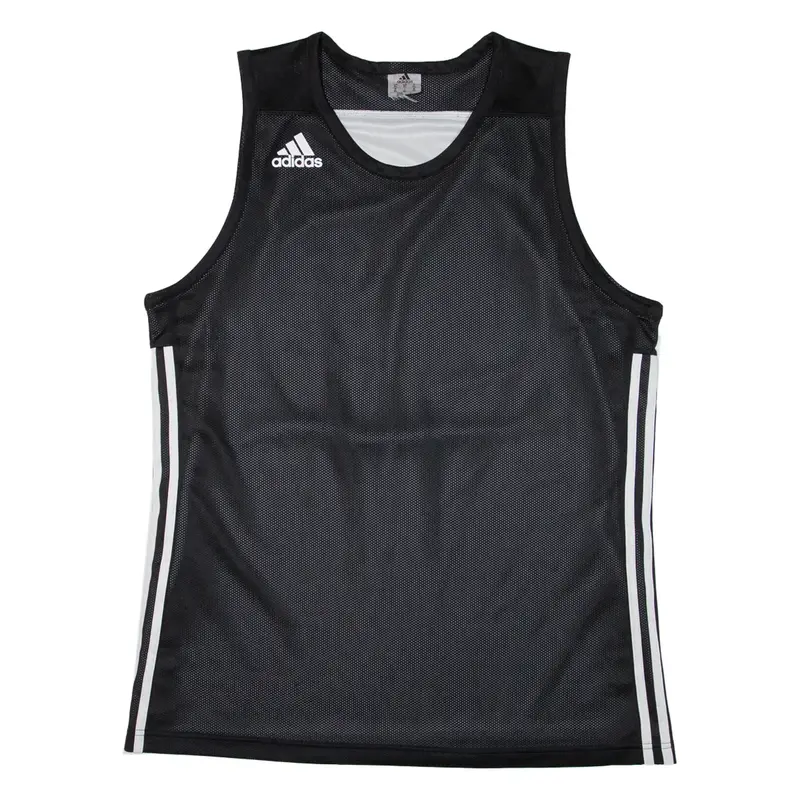 ADIDAS Mens Jersey Black Sleeveless XL