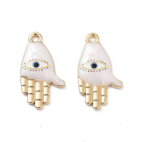 Rack Plating Alloy Enamel Pendants