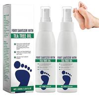 Foot Sanitizer Spray with Tea Tree Oil, 2 Counts/set Foot and Nail Sanitizer Spray, Foot Sanitizer Spray for Men and Women, ...