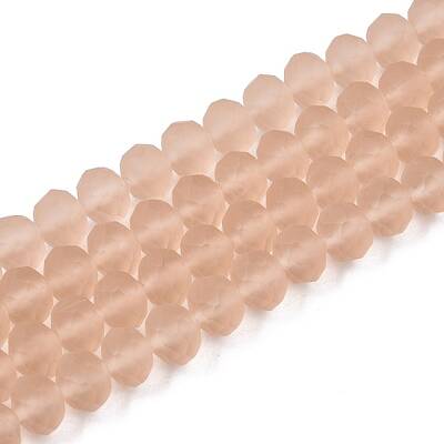 Transparent Glass Beads Strands