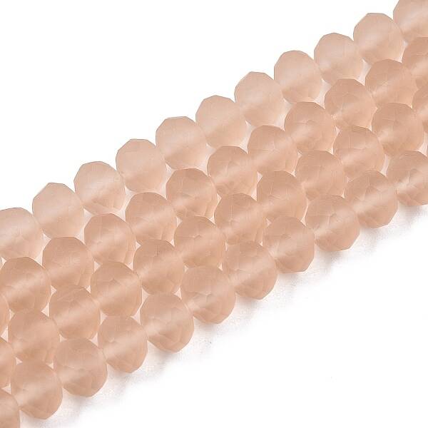 Transparent Glass Beads Strands