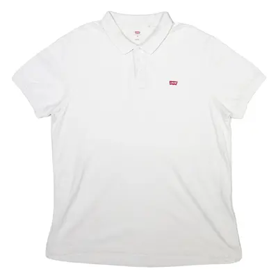 LEVI'S Mens Polo Shirt White XL