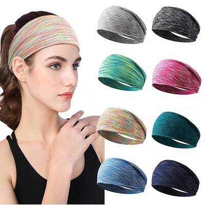 Cotton Stretch Elastic Yoga Headbands