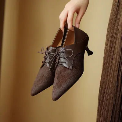 CHIKO Nicole Pointy Toe Stiletto Oxfords Shoes