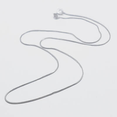 Anti-Tarnish Rhodium Plated 925 Sterling Silver Chain Necklaces