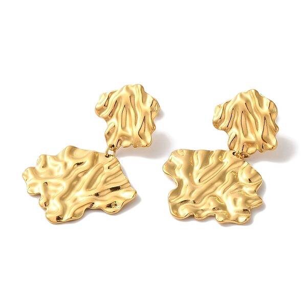 Ion Plating(IP) 304 Stainless Steel Stud Earrings for Women
