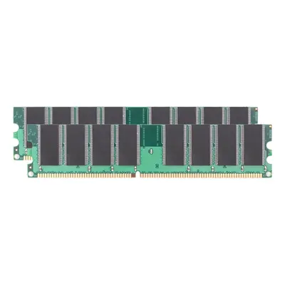 D4087 Dell 2GB Kit (2x1GB) DDR-400MHz PC3200 Non ECC Unbuffered 184-Pin UDIMM Memory