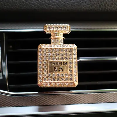 Car Ventilator Perfume Clip Car Interior Ornaments | Specification: Gold