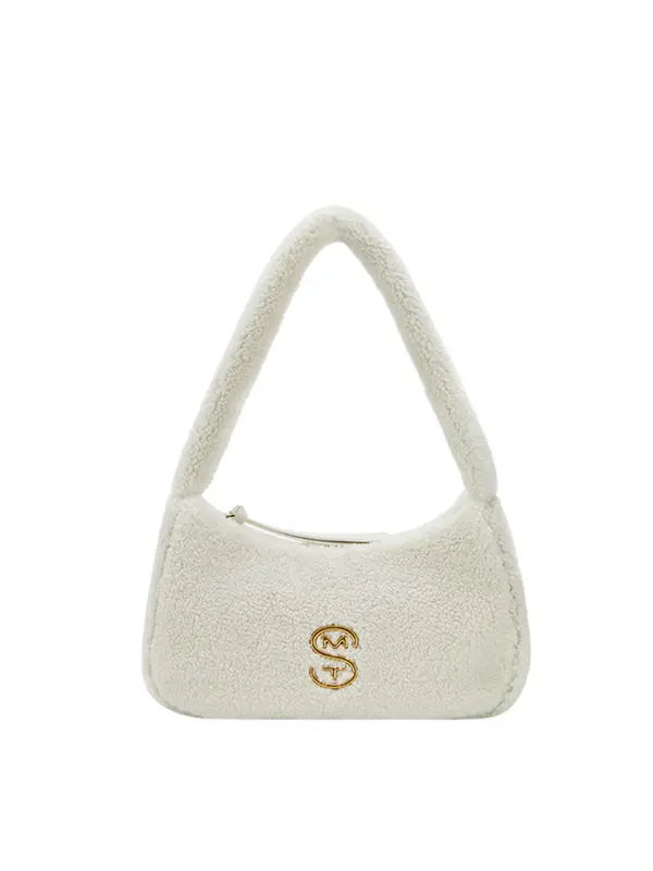 Smting fluffy hobo bag
