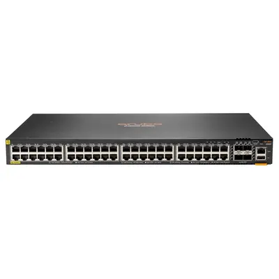 HP JL665AR | Aruba CX 6300F Series 48 x 1000Base-T RJ-45 Class4 PoE and 4 x 50GbE SFP56 Ports Layer 3 Managed Stackable Gigab...