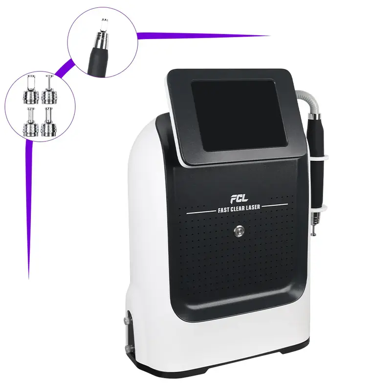 Picosecond Laser Machine With 4 Laser Heads For Tattoo Spot Removal Skin Whitening