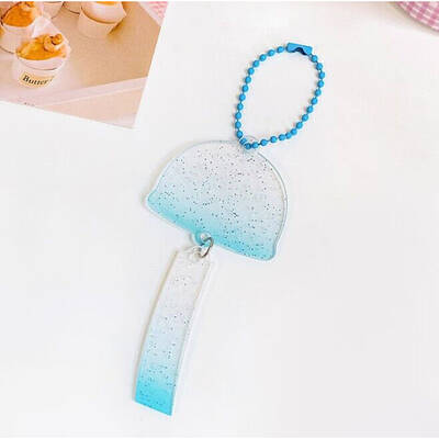 Gradient Color Transparent Acrylic Keychain Blanks