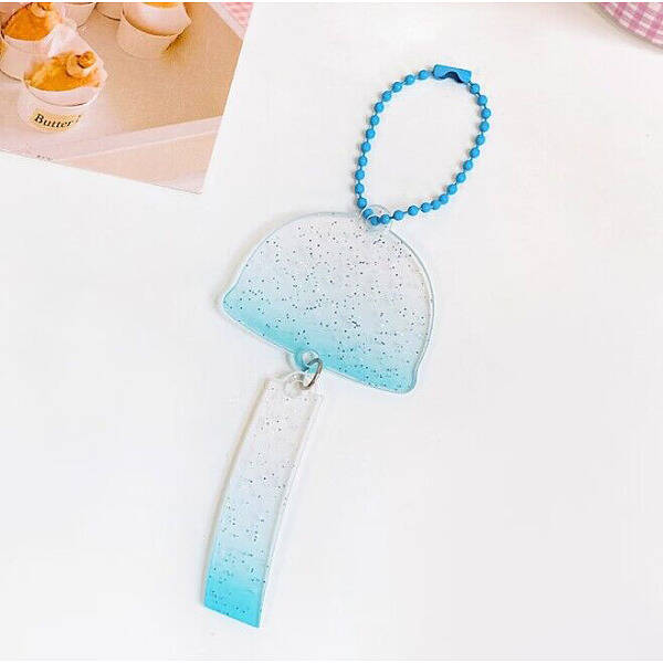 Gradient Color Transparent Acrylic Keychain Blanks