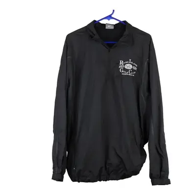 River Island Golf Club Nike Golf 1/4 Zip - Large Black Polyester