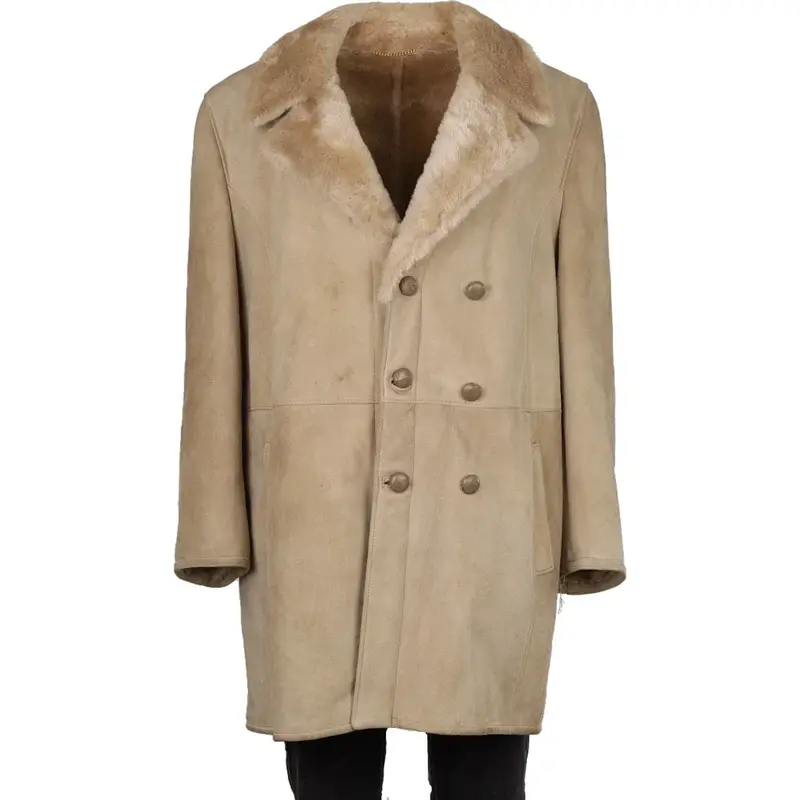 Fibok Sheepskin Jacket - XL Beige Suede