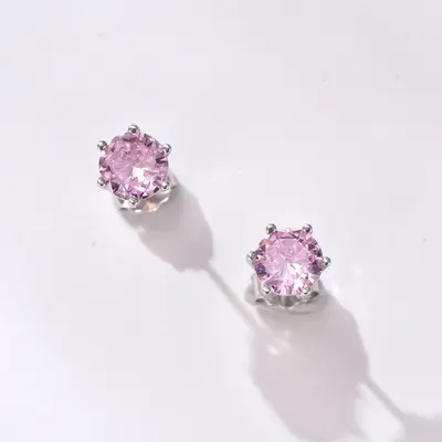 Sterling Silver Zircon October Birthstone Jewelry Set Earrings Necklace Bracelet Anklet Gifts